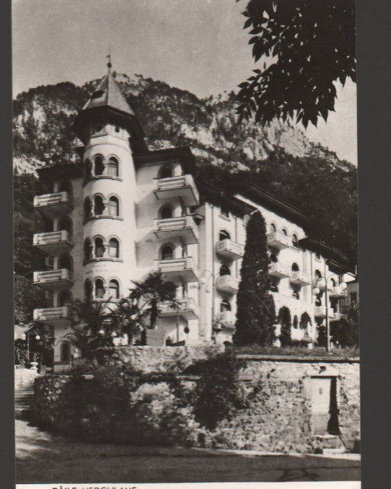 CPI B12598 CARTE POSTALA - BAILE HERCULANE. HOTEL CERNA, RPR