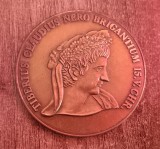 QW19 21 - Medalie - tematica istorica - Tiberius Claudius Nero - 2000 ani Beregenz Austria - 1985, Europa
