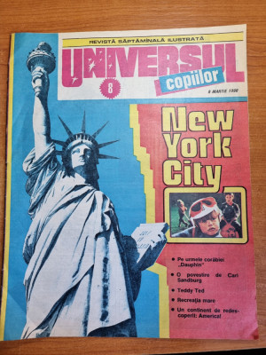 revista universul copiilor 8 martie 1990-benzi desenate,art. ovidiu sabau foto