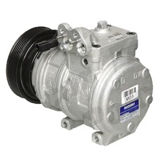 Compresor aer conditionat Hyundai Elantra, 2000-2006, motorizare 1.6/1, 8/2, 0, benzina/2.0 CRDI, diesel, rola curea 122 mm, 6 caneluri, de tip Doowo