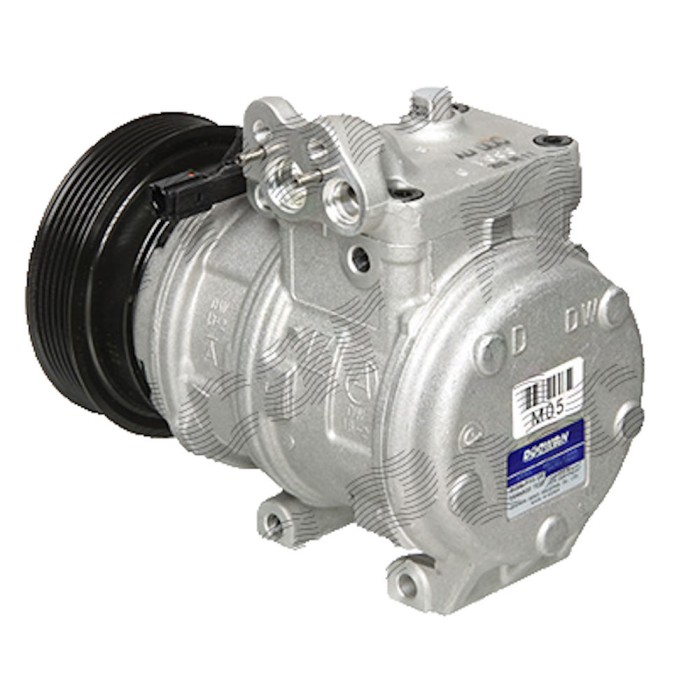Compresor aer conditionat Hyundai Elantra, 2000-2006, motorizare 1.6/1, 8/2, 0, benzina/2.0 CRDI, diesel, rola curea 122 mm, 6 caneluri, de tip Doowo