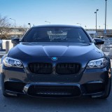 Grile BMW Seria 5 F10 F11 (2010-2016) Negru Lucios M Design - Grile Centrale Duble Radiator