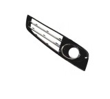 Grila bara fata Audi A8 (4f/D4), 12.2009-11.2013, Crom/Negru, Fara Gauri Faruri Ceata, parte montare Grila bara fata, stanga, 133027-1, Aftermarket