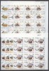 Vietnam 1989 Helicopters, 12 imperf. set in block, used T.222, Stampilat