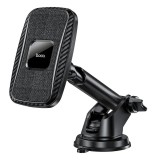 Incarcator Auto Wireless HOCO, CA75, Quick Charge, 15W, Negru