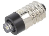 Lampă LED alb rece 5V E10 5mm