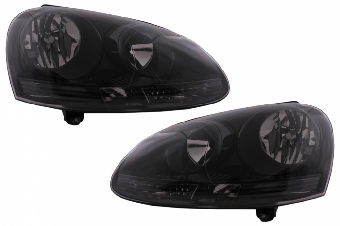 Faruri VW Golf 5 V (10.2003-2009) Jetta (2005-2010) Negru Performance AutoTuning