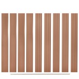 vidaXL Plăci de schimb pentru gard, 9 buc., maro, 170 cm, WPC