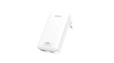&Icirc;ncărcător de perete ultra-subțire pentru călătorii Dudao GaN A65Q 65W USB-A / USB-C PD EU / US - Alb