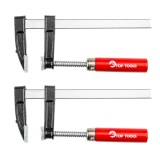 Clama tip F pentru lemn 50 x 150 mm, set 2 bucati TOP TOOLS