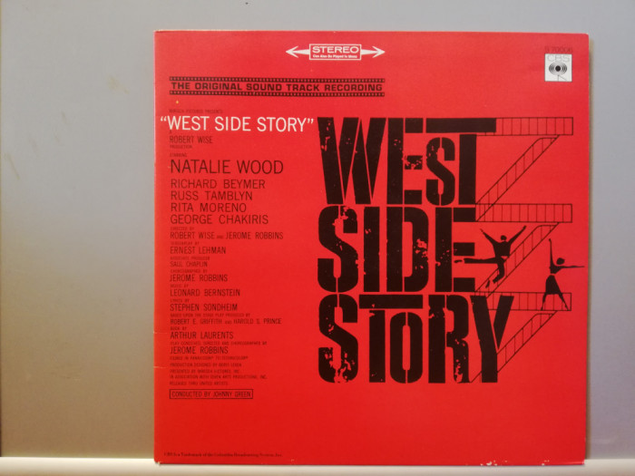 West Side Story &ndash; Original Soundtrack (1975/CBS/Holland) - Vinil/Vinyl/NM+