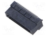 Conector de margine PIN 40 0,8mm aurit SMT pentru PCB SAMTEC