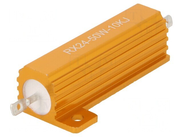 Rezistor Bobinat cu Radiator 10k&Omega; 50W