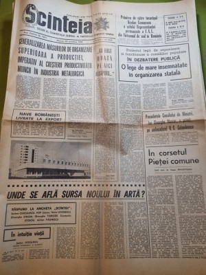 scanteia 30 octombrie 1968-art. unde se afla sursa noului in arta ? foto