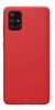 Huse silicon antisoc cu microfibra interior Samsung Galaxy A71 , Rosu, Husa