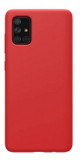 Huse silicon antisoc cu microfibra interior Samsung Galaxy A51 , Rosu, Husa