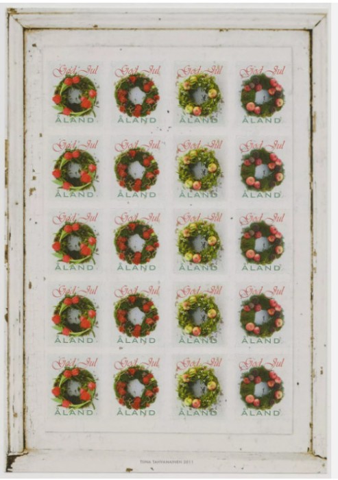 Aland Aaland Finlanda MNH 2008/2010-2012/2014/2015 - Craciun minicoli etichete