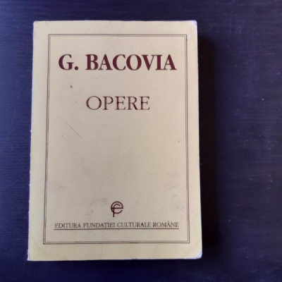 OPERE - G. BACOVIA foto