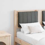 VidaXL Tăblie tapițată Maro 120 cm Lemn de pin masiv și stofă 879075