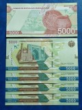 Uzbekistan 2021 - 5000 som, necirculata (5 bucati)