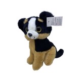 Jucarie catelus multicolor din plus cu ochii mari