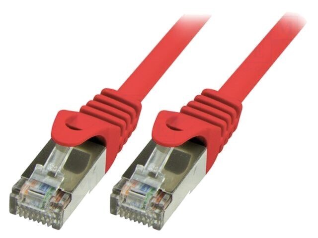 Cablu Patch F/UTP 5e Ecranat 5m Roșu