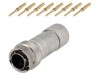 Conector circular RT360 mufă tată 8 pini 13A crimpat pe cablu