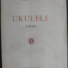 STEFAN BACIU: UKULELE(POEME/COLECTIA DESTIN/MADRID 1967/DESEN DE CAROL WATANABE)