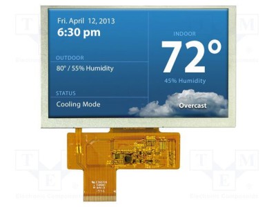 Afișaj TFT 5&amp;quot; 800x400 LED RGB NEWHAVEN DISPLAY INTERNATIONAL foto