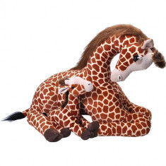 Jucarie de Plus Wild Republic Mama si Puiul Girafa Jumbo 50 x 35 x 50 cm foto