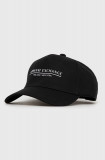 Cumpara ieftin Armani Exchange șapcă din bumbac culoarea negru, cu imprimeu