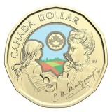 Canada 1 Dolar 2024 - (L M Montgomery, Charies III) Colorata, KM-3485 UNC !!!