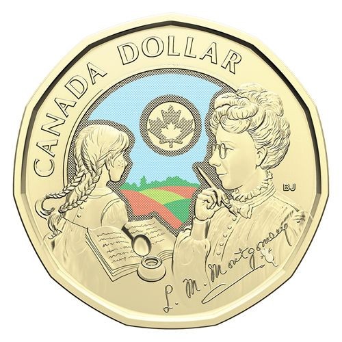 Canada 1 Dolar 2024 - (L M Montgomery, Charies III) Colorata, KM-3485 UNC !!!