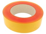 Bandă de marcare roșie autoadezivă FATH 75mm x 50m PVC