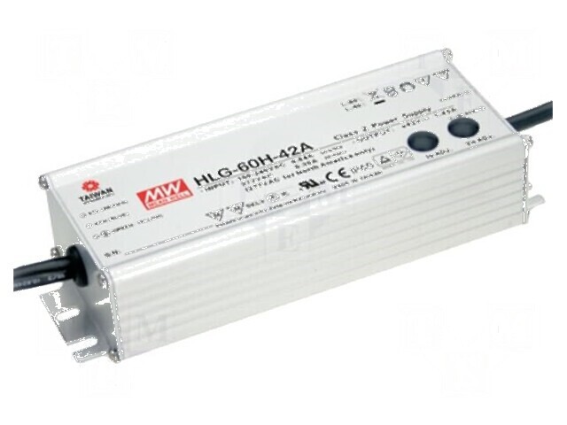 Alimentator LED 60W 36VDC 1&divide;1,7A IP65