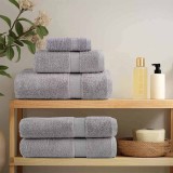 vidaXL Prosoape de spalare SOLUND 2 pcs Gri Bumbac