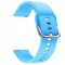 Curea silicon, compatibila Garmin Forerunner 245, telescoape Quick Release, Azure Blue