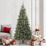 VidaXL Brad de Crăciun artificial cu ramuri articulare Verde 210 cm 3397438