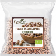 Fasole pestrita bio Pinto Borlotti, 500g Pronat