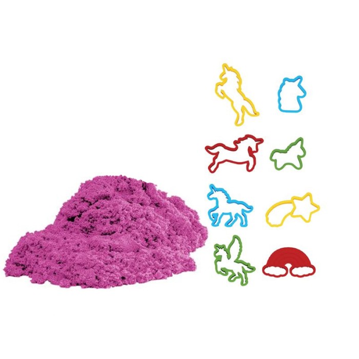 Set Nisip Kinetic si forme, Model Unicorn, 650 g, ATU-089857