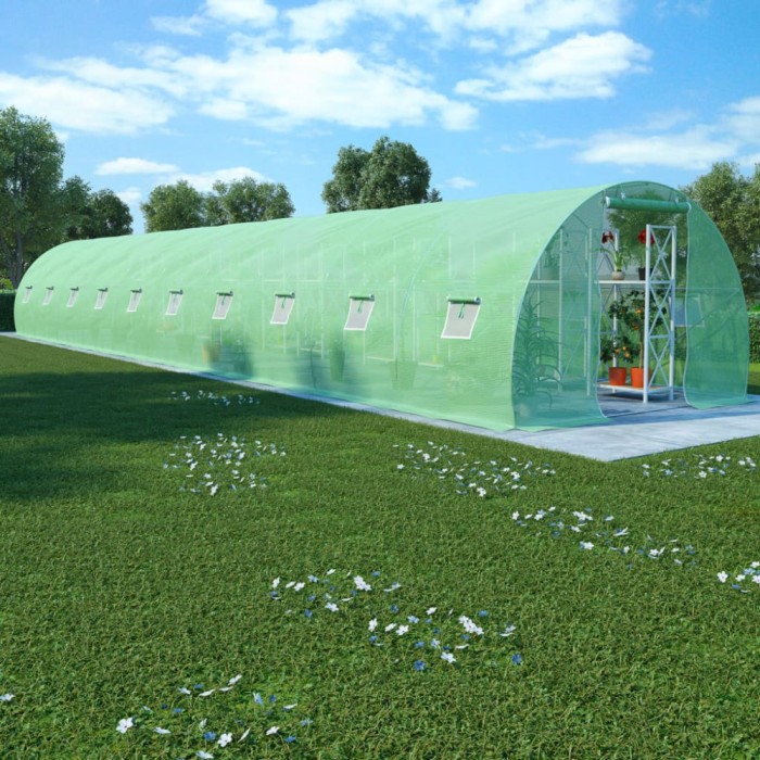 Seră, 45 m&sup2;, 15 x 3 x 2 m