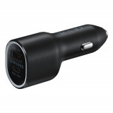 Incarcator Auto USB, Type-C, Fast Charging 40W, Samsung Duo (EP-L4020NBEGEU), Black (Blister Packing)