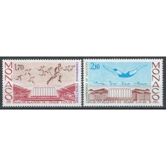 Monaco 1985 Mi 1697/98 MNH - Campionatele internaționale de atletism și &icirc;not