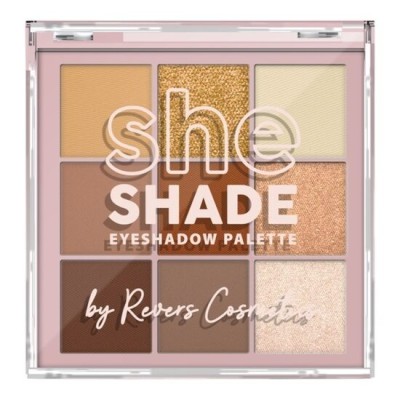 Paleta farduri de pleoape She Shade 01 Classy Bronze, Revers, 01, 9 g foto