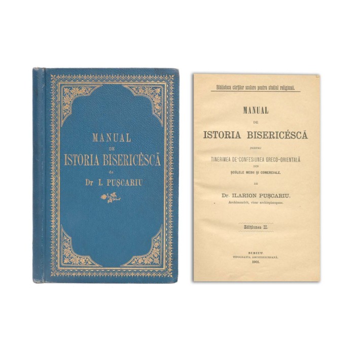 Dr. Ilarion Pușcariu, Manual de istoria bisericească, 1901