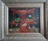 Ştefan PELMUŞ (n. 1949)-Masa spirituală (1984), pictură pe p&acirc;nză, Scene gen, Ulei, Avangardism
