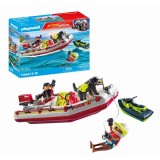 Playmobil-BARCA DE SALVARE CU SCUTER ACVATIC