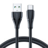 Cablu Joyroom USB - USB C 3A Seria Surpass Pentru &icirc;ncărcare Rapidă și Transfer De Date 2 M Negru (S-UC027A11) S-UC027A112B