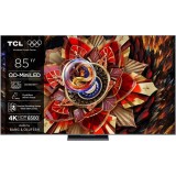 Televizor TCL QD-MiniLed 85C9K, 214 cm, Smart Google TV, 4K Ultra HD, 144Hz, Clasa E (Model 2025)