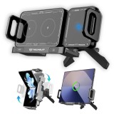 Suport auto tabletatelefon cu incarcare wireless premium 15W, grila ventilatie, rotatie 90&deg;, Asteroid GSM ModoDock SW1